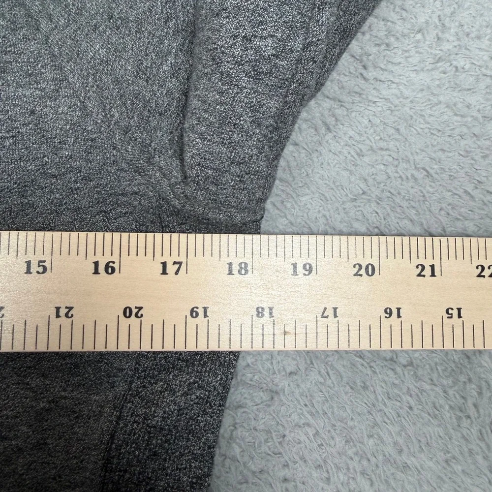 Lululemon Scuba Hoodie Full Zip Heathered Grey Size 8 Thumbholes W4250S